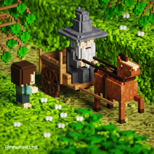 Voxel Art Lord of the Rings