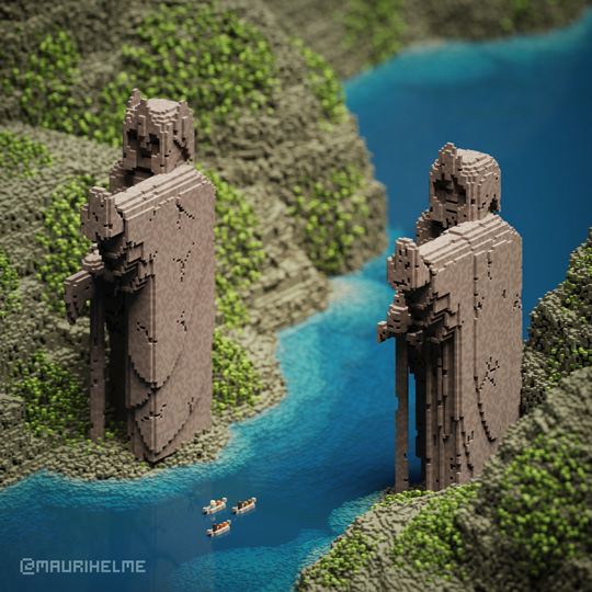 Voxel Art Lord of the Rings